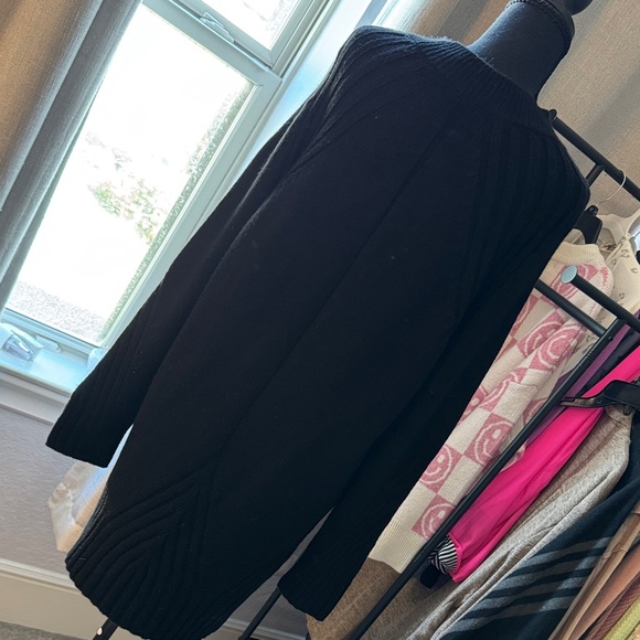 Topshop Black Ribbed Knit Sweater - Picture 5 of 5